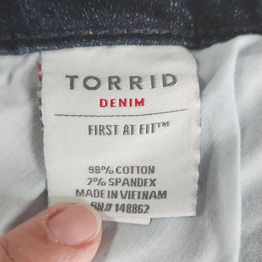 Torrid Denim‎ Shorts with Rolled Hem